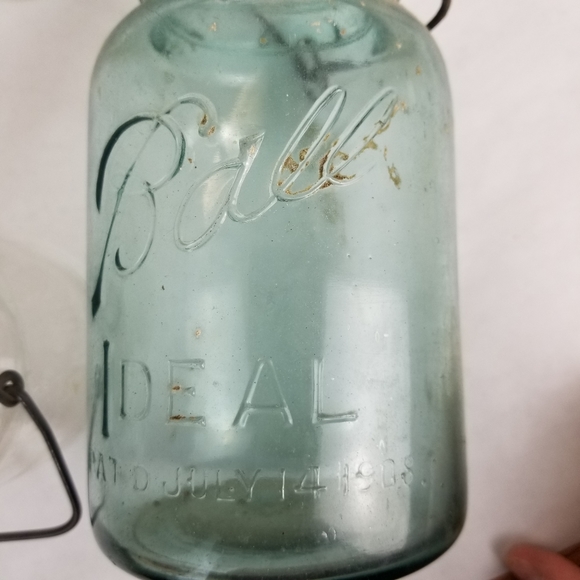 Collection of Vintage Ball Jars Wire, Blue canning - Picture 6 of 7